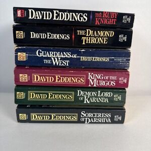 David Eddings The Malloreon Series #1-4 & Elenium #1-2 Paperback Book Set